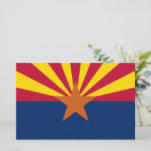Staatsflagge von Arizona Briefpapier (Stehend Vorderseite)