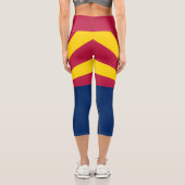 Staatsflagge von Arizona Capri Leggings (Rückseite)