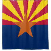 Staatsflagge von Arizona Duschvorhang (Vorderseite)