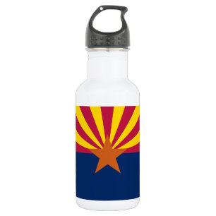 Staatsflagge von Arizona Edelstahlflasche