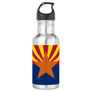 Staatsflagge von Arizona Edelstahlflasche