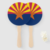 Staatsflagge von Arizona Fächer (Vorne und Hinten)