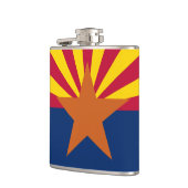 Staatsflagge von Arizona Flachmann (Links)
