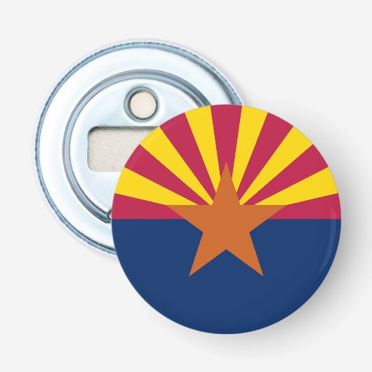 Staatsflagge von Arizona Flaschenöffner (Vorderseite)
