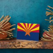 Staatsflagge von Arizona Fotoplatte (Seite)