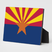 Staatsflagge von Arizona Fotoplatte (Seite)