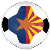Staatsflagge von Arizona Fußball (Gedreht)