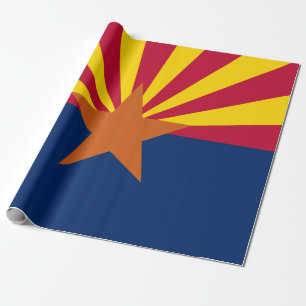 Staatsflagge von Arizona Geschenkpapier