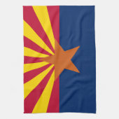 Staatsflagge von Arizona Geschirrtuch (Vertikal)