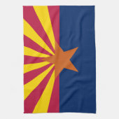 Staatsflagge von Arizona Geschirrtuch (Vertikal)