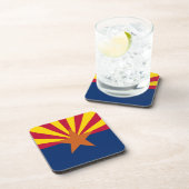 Staatsflagge von Arizona Getränkeuntersetzer (Rechte Seite)