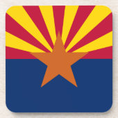 Staatsflagge von Arizona Getränkeuntersetzer (Vorderseite)