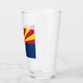 Staatsflagge von Arizona Glas (Links)