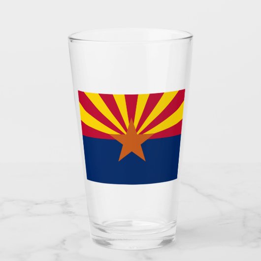 Staatsflagge von Arizona Glas (Vorderseite)