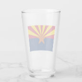 Staatsflagge von Arizona Glas (Rückseite)