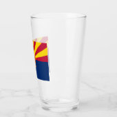 Staatsflagge von Arizona Glas (Links)
