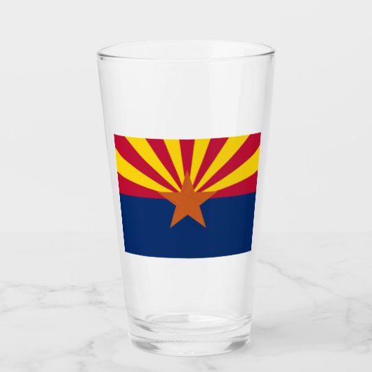Staatsflagge von Arizona Glas (Vorderseite)