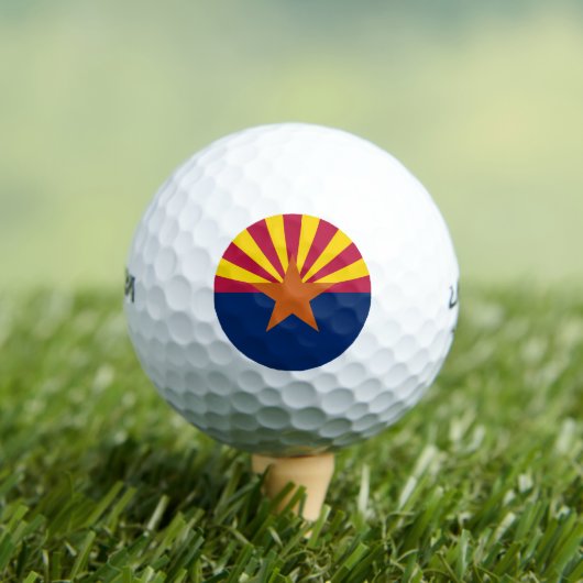 Staatsflagge von Arizona Golfball (Insitu T-Shirt)