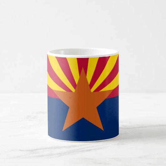 Staatsflagge von Arizona Kaffeetasse (Mittel)