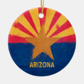 Staatsflagge von Arizona Keramik Ornament (Vorne)