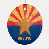 Staatsflagge von Arizona Keramik Ornament (Links)