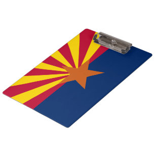 Staatsflagge von Arizona Klemmbrett
