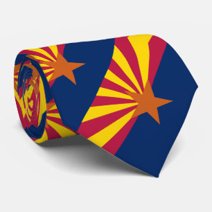 Staatsflagge von Arizona Krawatte