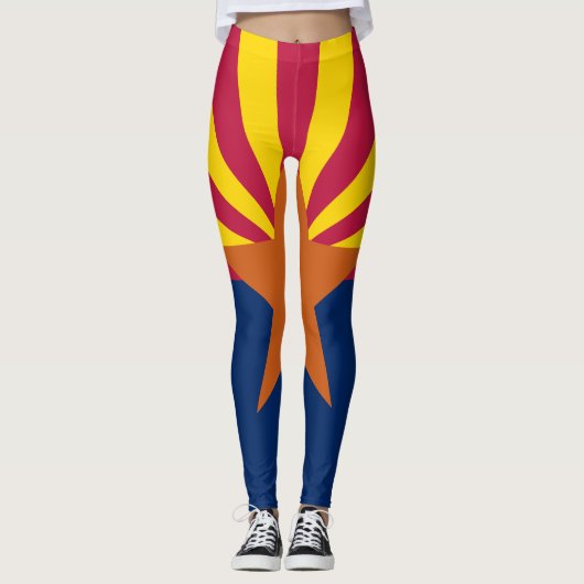 Staatsflagge von Arizona Leggings (Vorderseite)