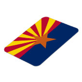 Staatsflagge von Arizona Magnet (Linke Seite)