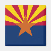 Staatsflagge von Arizona Magnet (Vorne)