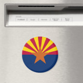 Staatsflagge von Arizona Magnet (In Situ (Geschirrspüler))