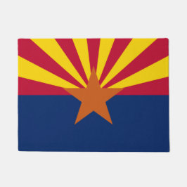 Staatsflagge von Arizona matt Fußmatte