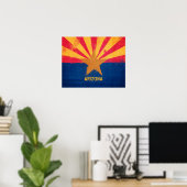 Staatsflagge von Arizona Poster (Heimbüro)