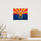 Staatsflagge von Arizona Poster (Küche)