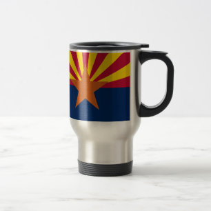 Staatsflagge von Arizona Reisebecher