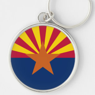 Staatsflagge von Arizona Schlüsselanhänger