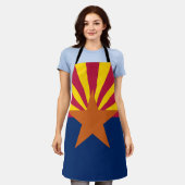 Staatsflagge von Arizona Schürze (Getragen)