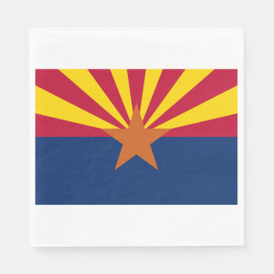 Staatsflagge von Arizona Serviette