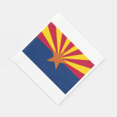 Staatsflagge von Arizona Serviette (Ecke)