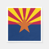 Staatsflagge von Arizona Serviette (Vorderseite)