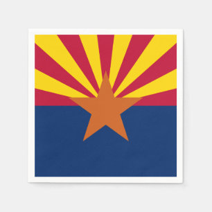 Staatsflagge von Arizona Serviette