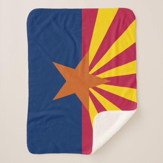Staatsflagge von Arizona Sherpadecke (Vorderseite)