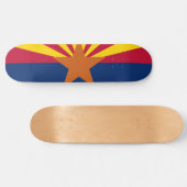 Staatsflagge von Arizona Skateboard (Horizontal)