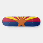 Staatsflagge von Arizona Skateboard (Horizontal)