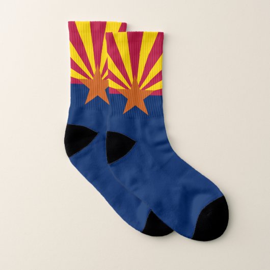 Staatsflagge von Arizona Socken (Paar)