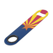 Staatsflagge von Arizona Speed Flaschenöffner (Vorderseite Schrägansicht)