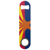 Staatsflagge von Arizona Speed Flaschenöffner (Rückseite)