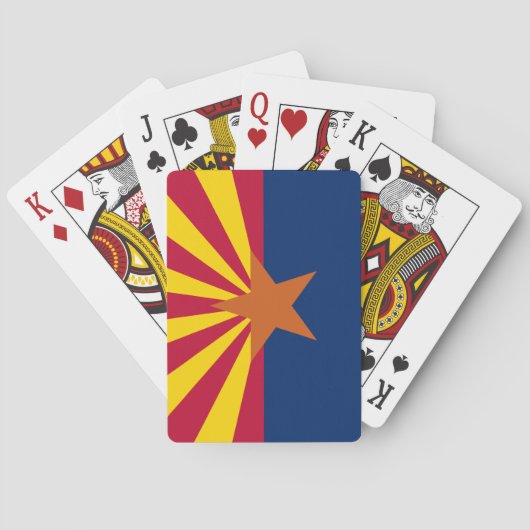 Staatsflagge von Arizona Spielkarten (Rückseite)