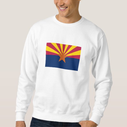 Staatsflagge von Arizona Sweatshirt (Vorderseite)