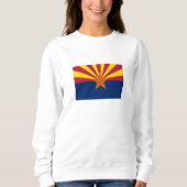 Staatsflagge von Arizona Sweatshirt (Vorderseite)